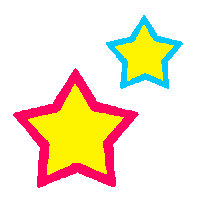 Star Moving Sticker