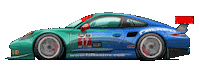 Racing Porsche Sticker by Falken Tire