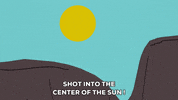 sun finger GIF by South Park 