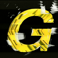 Glitch Alphabet GIF by #BASILIO