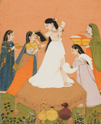 AruneshV women morning makeup india GIF