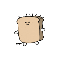 mo8eeee breakfast bread 빵 frenchtoast Sticker