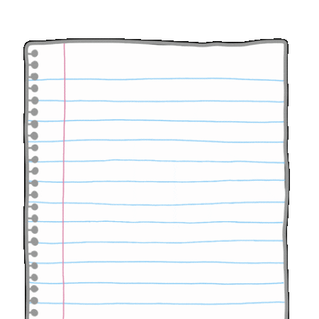 lemurina nota hoja lista escribir Sticker