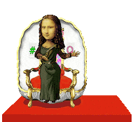 Inspire Mona Lisa Sticker by Robodrone