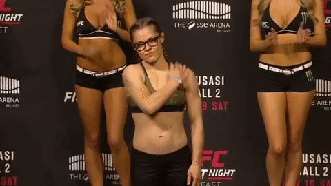 Dirt Off Your Shoulders Weigh In GIF by UFC