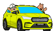 Driving Lets Go Sticker