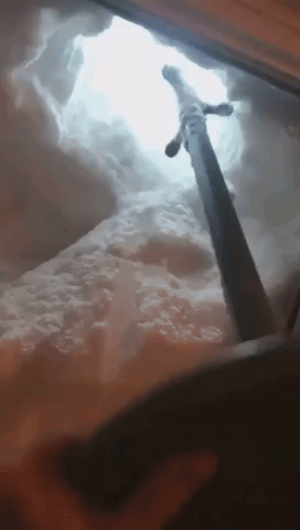 Snow Blocks Window, Spills Into Room at Austrian Ski Resort