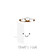 Hot Chocolate Sticker by Threadless
