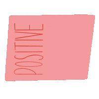 Be Positive Sticker