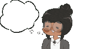 Thinking Love Sticker