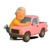 Happy Truck Sticker by CARS (Charitable Adult Rides & Services)