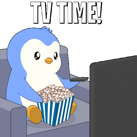 Friday Night Eating Sticker by Pudgy Penguins