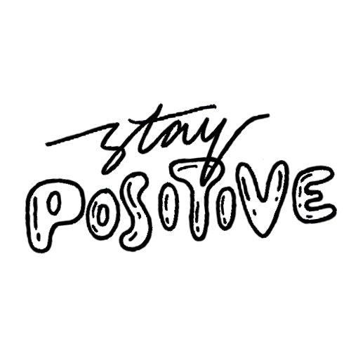 chrstnrsty positive stay positive resty rsty Sticker
