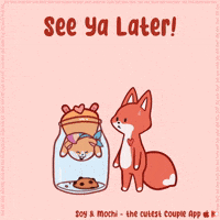 See Ya Goodbye GIF by SoyandMochi