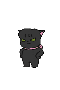 Mad Cat Sticker