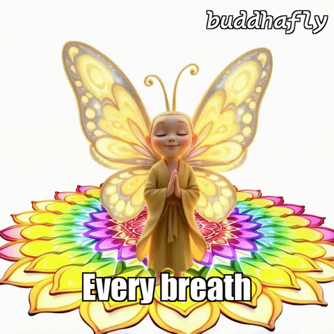 Peace Glow GIF by BuddhaFlyJourney