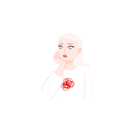 Sad Girl Sticker