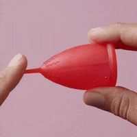 beyuper women blood period cup beyuper GIF