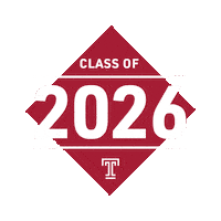 Temple 2026 Sticker by Temple University