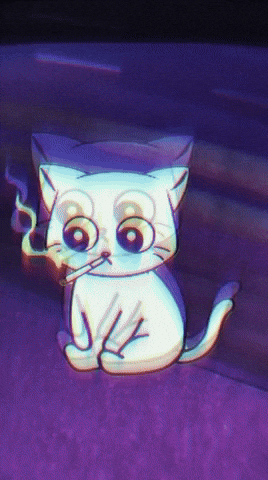 Momo Smoking GIF