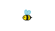 Bee Bees Bijen Bijenkorf Honey Fly Sticker by Allie the Ellie