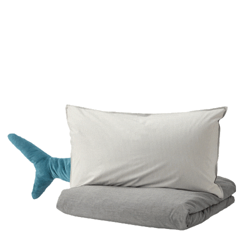 IKEAPortugal giphyupload shark peekaboo ikea Sticker
