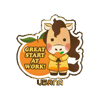 Orange Horse Sticker by USANA Regional Asia