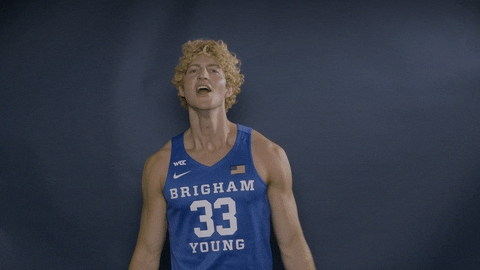 Byu Basketball Gocougs GIF by BYU Cougars