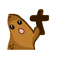 Papa Cruz Sticker