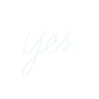 Lettering Yes Sticker