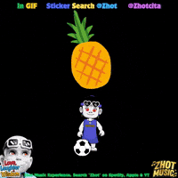 Tropical Fruit Soccer GIF by Zhot Music