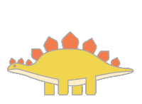 Heart Dinosaur Sticker by Natural History Museums of Los Angeles County