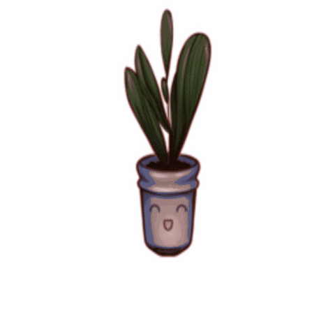 Bewitchink happy plant smiley Sticker