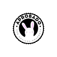 Bunny Aprobado Sticker by La Pradera Online