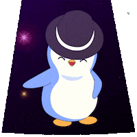 Michael Jackson Smile Sticker by Pudgy Penguins