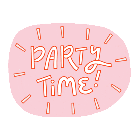 sarah_klassen_ fun party pink sticker Sticker