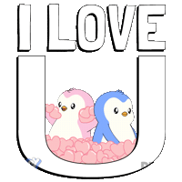 I Love You Sticker by Pudgy Penguins