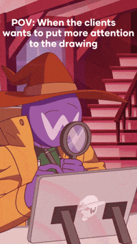 Pink Magnifying GIF
