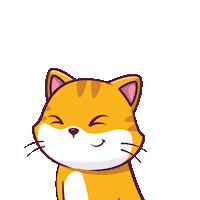Cat Hello Sticker by CATECOIN
