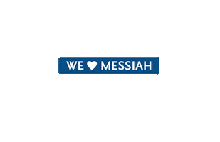 I Love College Heart Sticker by Messiah College