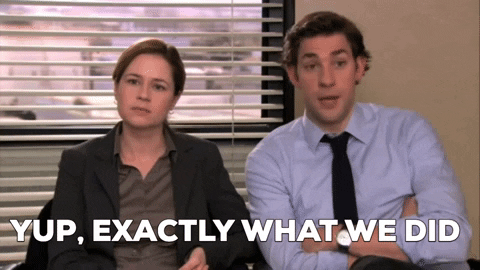 samideque giphygifmaker the office yup exactly GIF