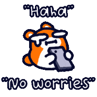 Answer Me No Worries Sticker