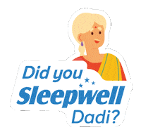 OfficialSleepwell good morning sleep comfort grandpa Sticker