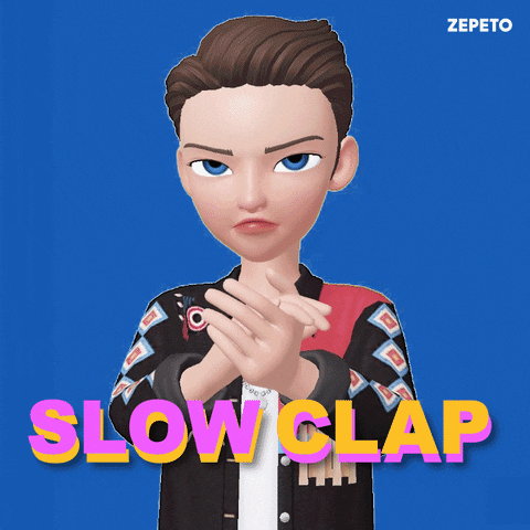 Clap Reaction GIF by ZEPETO