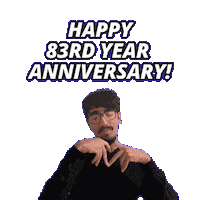 83 Year Anniversary Sticker