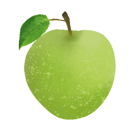 Green Apple Food Sticker