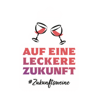 zukunftsweine cheers future eco prost Sticker