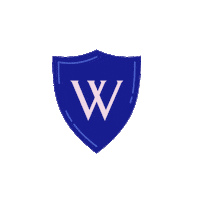 thewomenscollege women shield womens the womens college Sticker