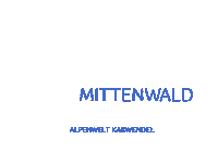 Alpenwelt_Karwendel bayern paul peter blau Sticker