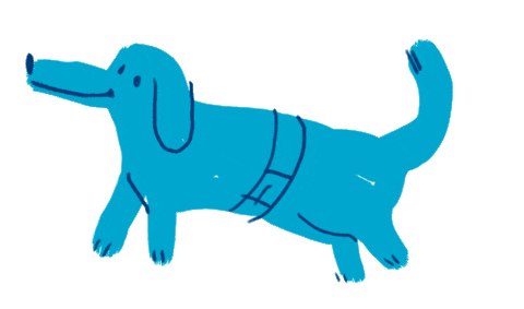dog Sticker by Bobo Choses
